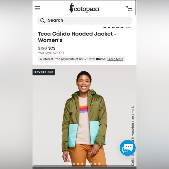 Cotopaxi Teca Cálido reversible women’s jacket - Picture 4 of 4